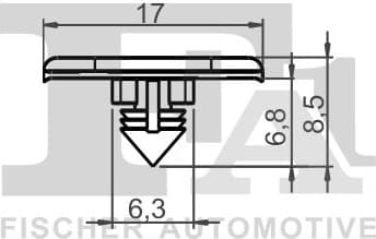 Clip, trim/protection strip 11-40098.5 - image 2