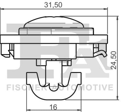Clip, trim/protection strip 21-40065.5 - image 2