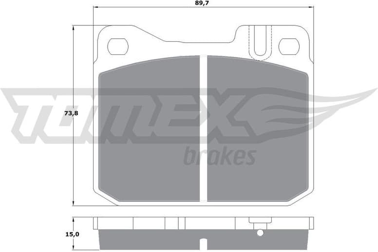 Brake Pad Set, disc brake TX 10-22