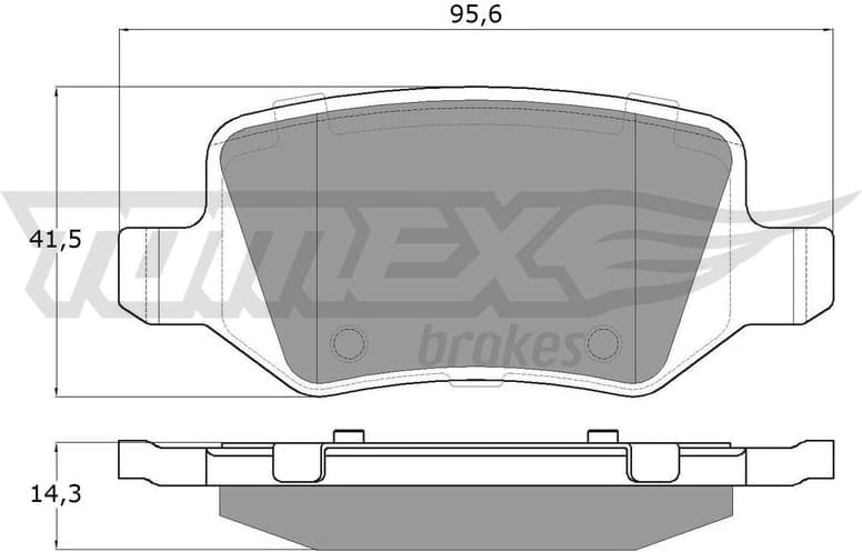 Brake Pad Set, disc brake TX 12-90