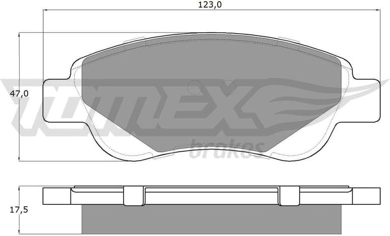 Brake Pad Set, disc brake TX 14-37
