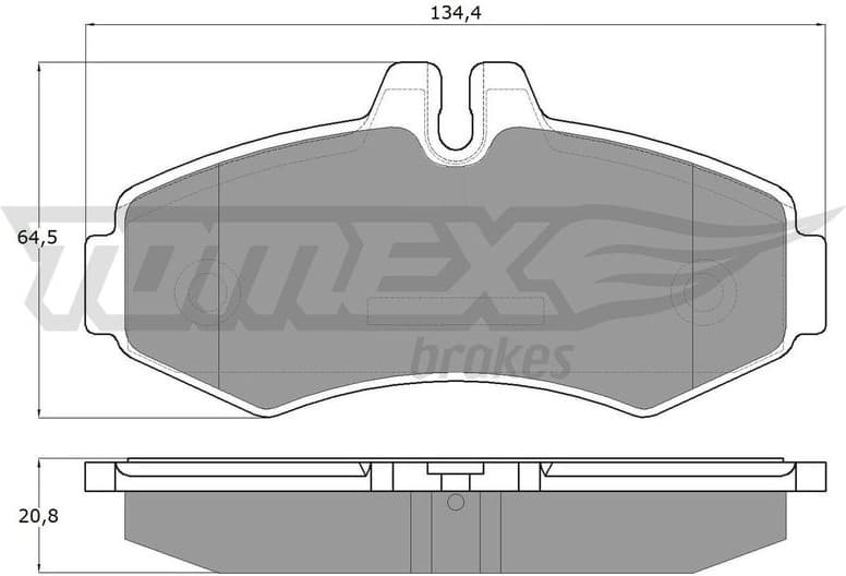 Brake Pad Set, disc brake TX 12-23