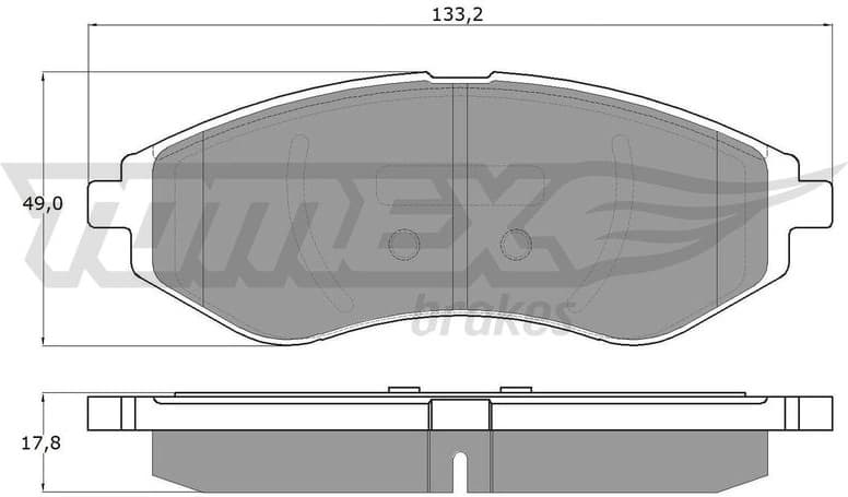 Brake Pad Set, disc brake TX 14-22