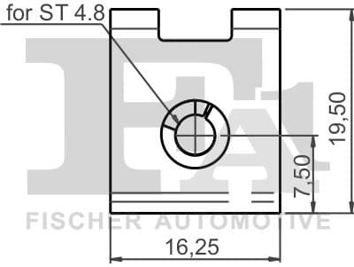 Clip, trim/protection strip 11-40114.5 - image 2