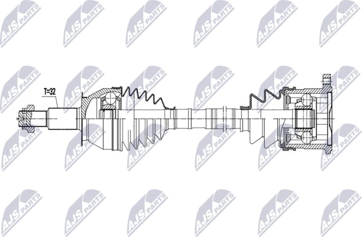 Drive Shaft NPW-NS-184