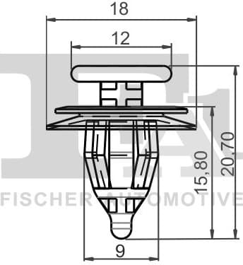 Clip, trim/protection strip 21-40017.5 - image 2