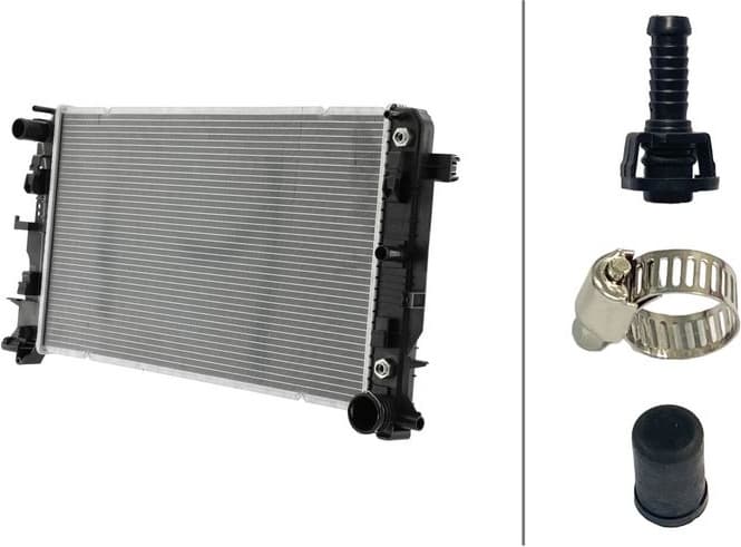 Radiator, engine cooling >>> Easy2Fit <<< 8MK 366 301-671