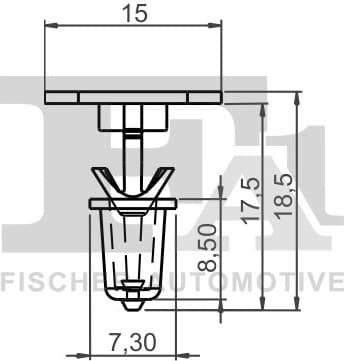 Clip, trim/protection strip 11-10012.5 - image 2