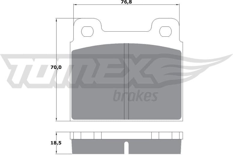 Brake Pad Set, disc brake TX 10-181