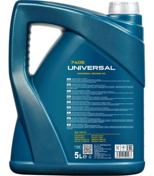 Engine Oil MANNOL 7405 Universal 15W-40 MN7405-5 - image 2