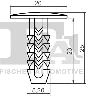 Clip, trim/protection strip 33-10016.5 - image 2