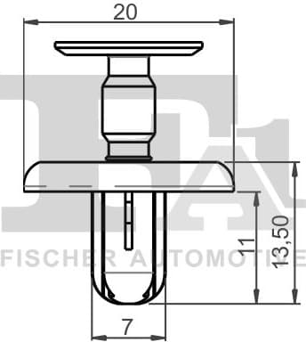 Clip, trim/protection strip 77-30013.5 - image 2