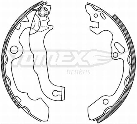Brake Shoe Set TX 20-92