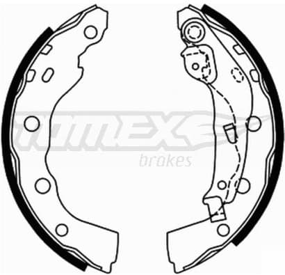 Brake Shoe Set TX 22-00