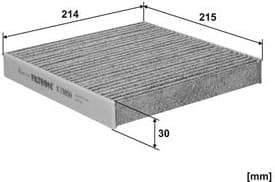 Filter, cabin air K1380A