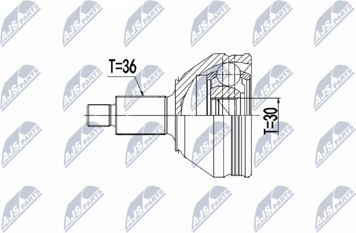 Joint Kit, drive shaft NPZ-VW-048