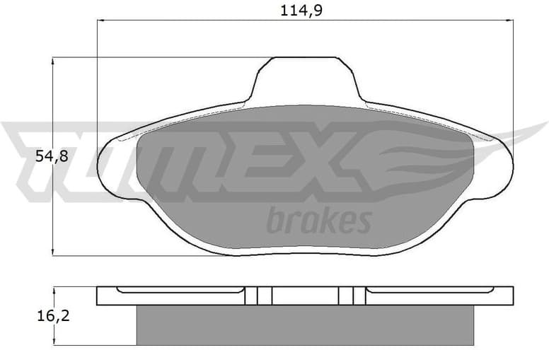 Brake Pad Set, disc brake TX 10-33