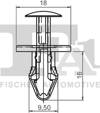 Clip, trim/protection strip 52-30002.5 - image 2