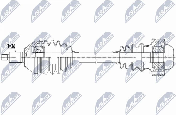 Drive Shaft NPW-VW-246