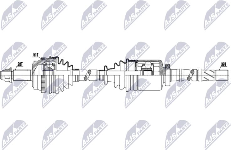 Drive Shaft NPW-RE-237