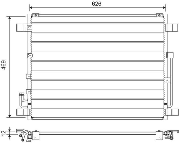 Condenser, air conditioning 822724