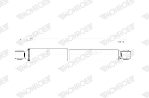 Shock Absorber VAN-MAGNUM V1212 - image 2