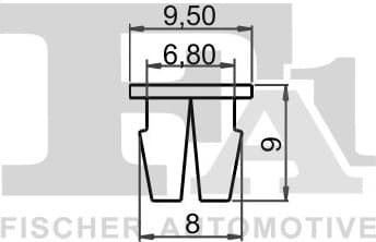 Clip, trim/protection strip 33-60001.5 - image 2
