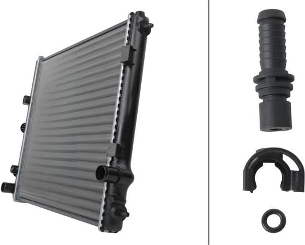 Radiator, engine cooling >>> Easy2Fit <<< 8MK 366 301-371