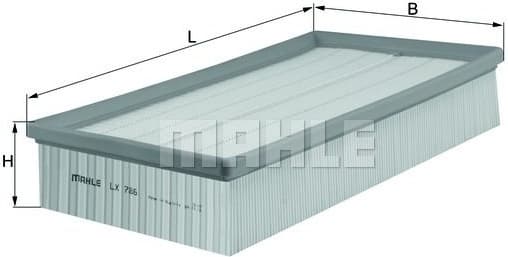 Filter air LX786 - image 2