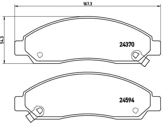 Brake Pad Set, disc brake PRIME LINE P34005