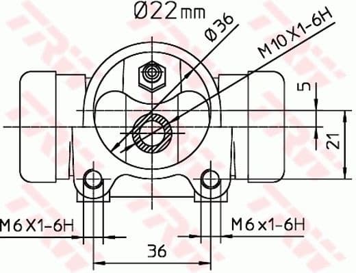 Wheel Brake Cylinder BWH392 - image 2