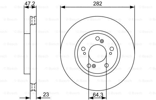 Brake Disc 0986479365