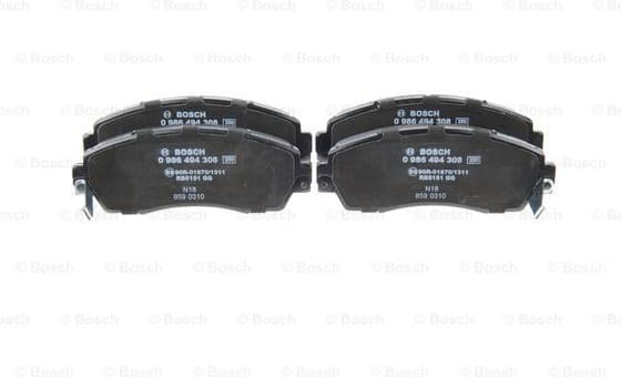 Brake Pad Set, disc brake 0986494308