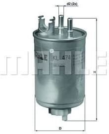 Filter diesel fuel KL474 - image 2