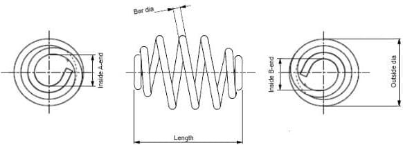 Suspension Spring MONROE SPRINGS SN0406