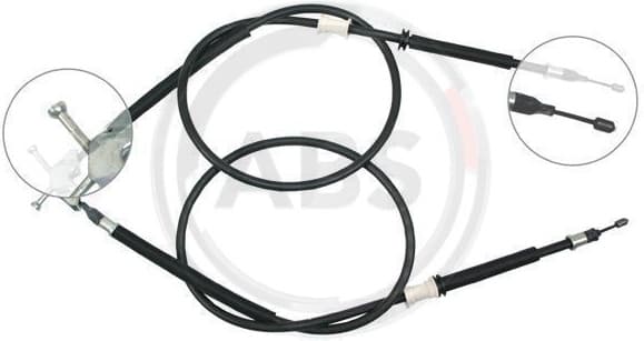 Cable Pull, parking brake K17282