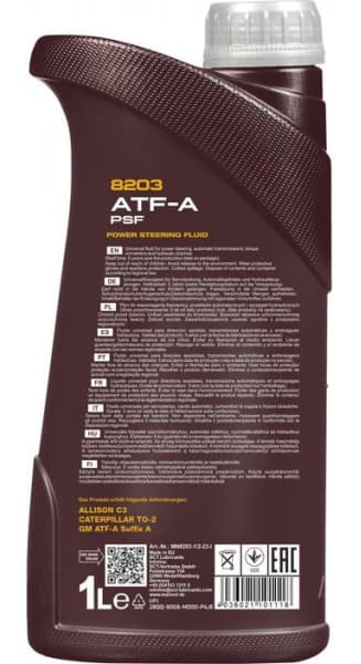 Oil MANNOL 8203 ATF-A / PSF MN8203-1 - image 2