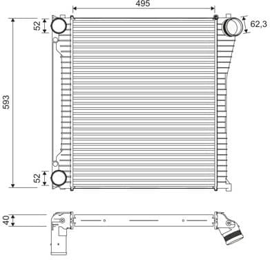 Charge Air Cooler 818397