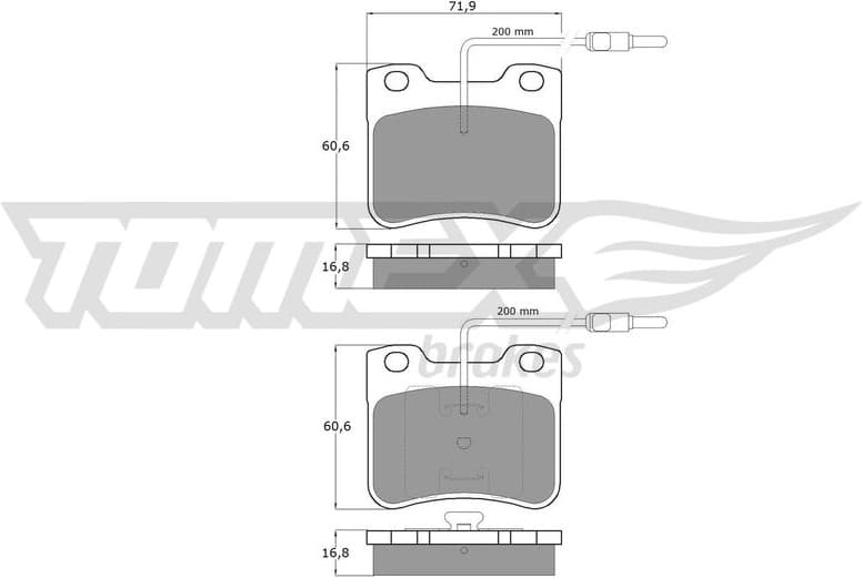 Brake Pad Set, disc brake TX 11-97