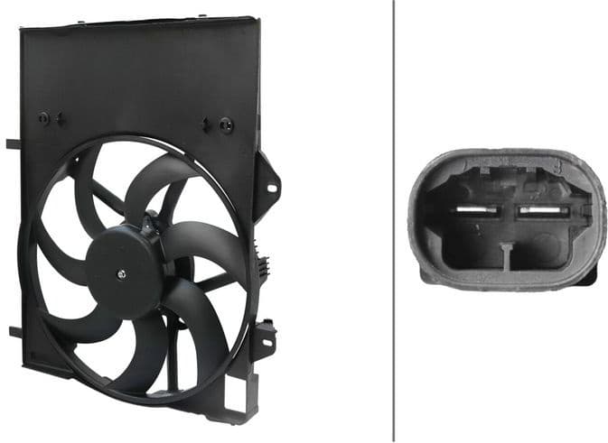 Fan, engine cooling 8EW 366 420-211