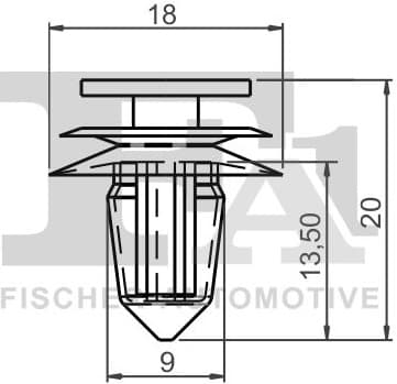 Clip, trim/protection strip 75-40006.5 - image 2