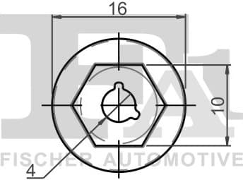 Clip, trim/protection strip 12-10013.5 - image 2