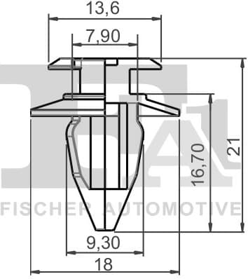 Clip, trim/protection strip 11-40004.5 - image 2