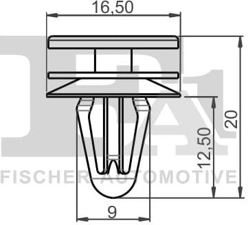 Clip, trim/protection strip 21-40020.5 - image 2