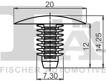 Clip, trim/protection strip 21-10007.5 - image 2