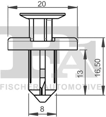 Clip, trim/protection strip 75-30007.5 - image 2