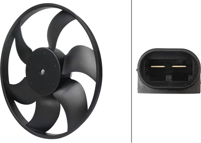 Fan, engine cooling 8EW 366 420-241