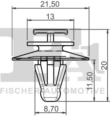 Clip, trim/protection strip 75-40010.5 - image 2