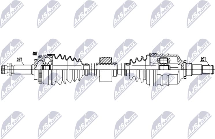 Drive Shaft NPW-TY-224
