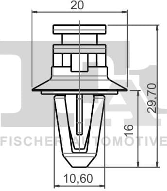 Clip, trim/protection strip 10-40025.5 - image 2